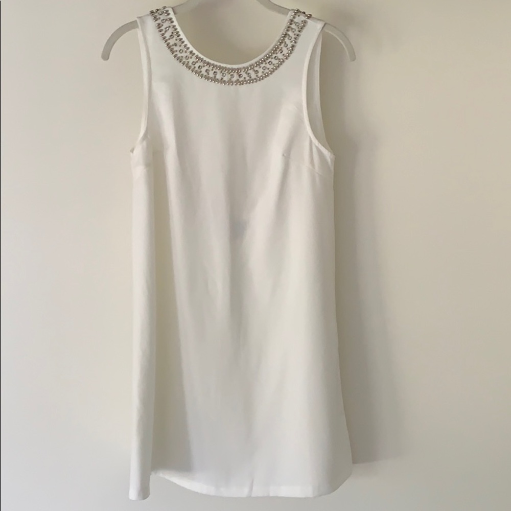Tobi Low-back White Dress